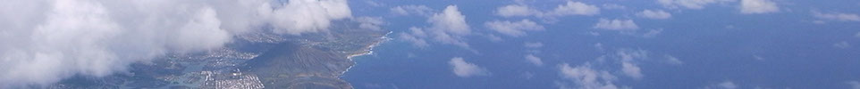 スギコンサルティング　ヘッダー　ハワイ上空